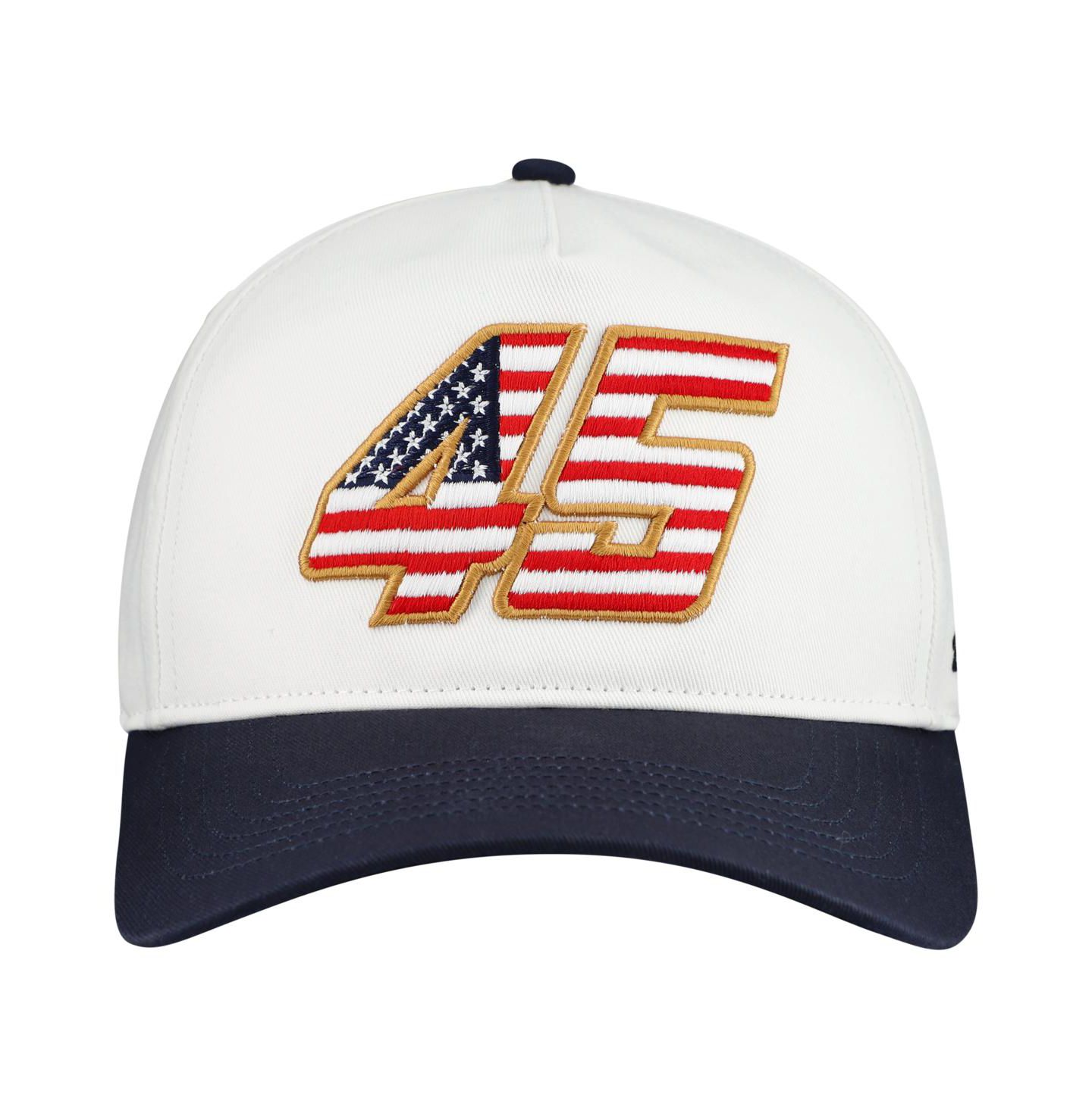 Мужской головной убор '47 Brand White Tyler Reddick Flag Fill Two-Tone Team Adjustable Hitch Hat — фото 4