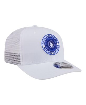 Men's White Los Angeles Dodgers 2026 Spring Training Fan Pack 9SEVENTY Adjustable Trucker Hat