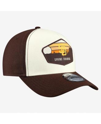 Men's Stone San Diego Padres 2026 Spring Training Fan Pack Gradient 39THIRTY Flex Hat