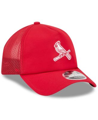 Men's Red St. Louis Cardinals 2026 Batting Practice Alternate Apex 9FORTY Adjustable Hat