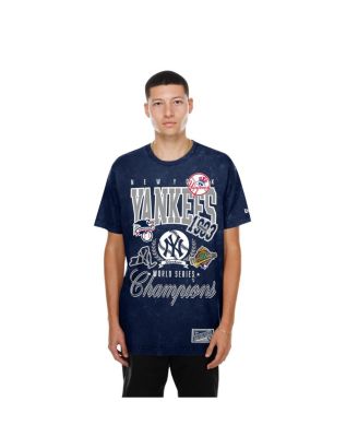 Men's Navy New York Yankees Mineral Wash T-Shirt