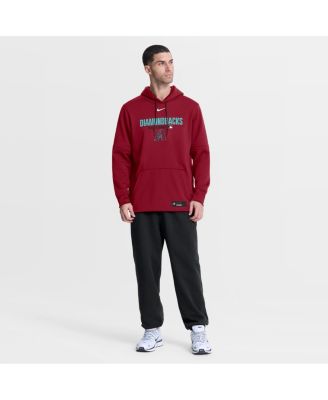Men's Red Arizona Diamondbacks Authentic Collection Therma-FIT Hoodie