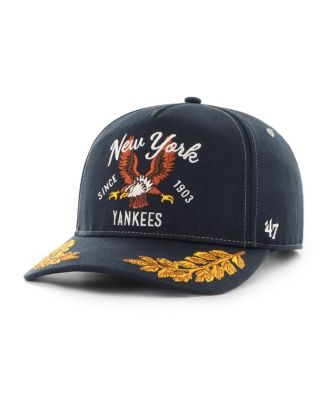 Men's Navy New York Yankees Keepsake Collection Adjustable Hitch Hat