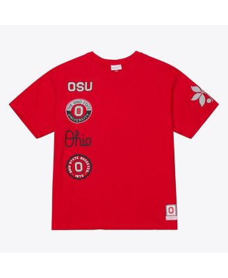 Men's Scarlet Ohio State Buckeyes Double Clutch Premium T-Shirt