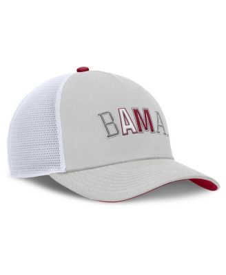 Men's and Women's Gray Alabama Crimson Tide 2026 Basketball Refresh 5-Panel Rise Trucker Hat