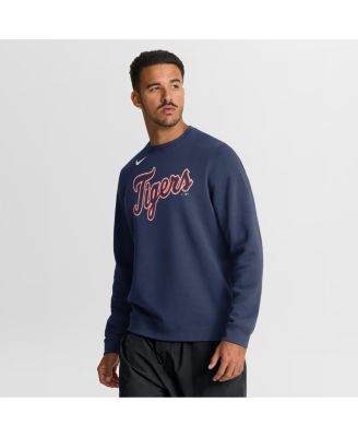 Men's Navy Detroit Tigers Primetime Wordmark Sweatshirt