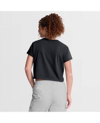 Women's Black New York Yankees Mod Cropped T-Shirt