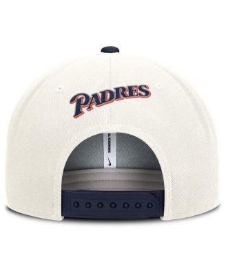 Men's Cream/Navy San Diego Padres Cooperstown Pro Dri-FIT Snapback Hat