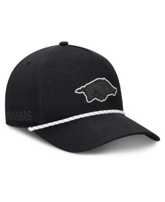 Men's Black Arkansas Razorbacks Undertone Rope Adjustable Hat