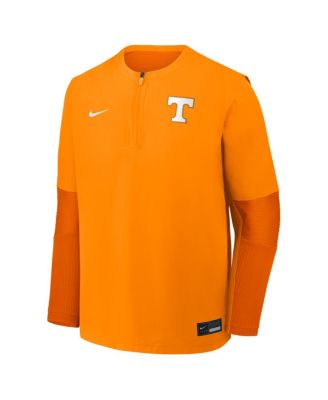 Men's Tennessee Orange Tennessee Volunteers Dugout Dri-FIT Quarter-Zip Long Sleeve Windshirt