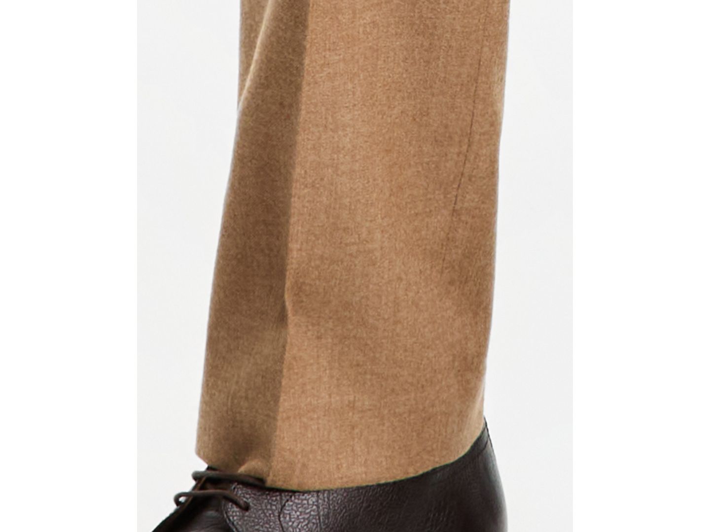 Мужские брюки Tommy Hilfiger Modern-Fit Wool Tan Flannel Suit Separates Pant, цвет: Рыжевато-коричневый — фото 6