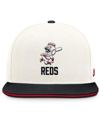 Men's Cream/Black Cincinnati Reds Cooperstown Pro Dri-FIT Snapback Hat