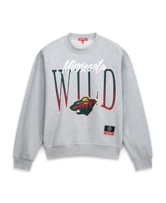 Women's Heather Gray Minnesota Wild Hockey Night Sweatshirt