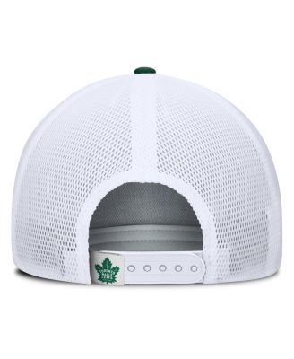 Men's Green/White Toronto Maple Leaf's Bermuda A-Frame Adjustable Hat
