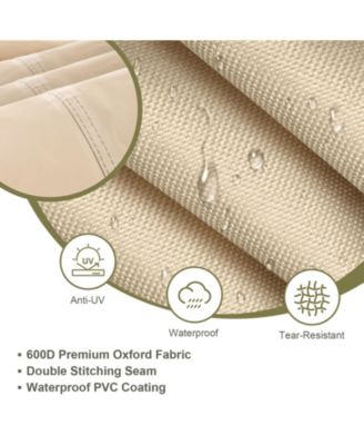 Heavy Duty Outdoor Furniture Set Cover, 600D Waterproof Oxford Patio Sectional Set Cover Covers with Air Vents for Patio General Purpose Table