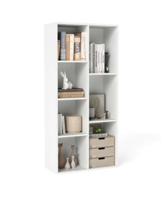 7-Compartment Bookshelf Vertical or Horizontal Storage
