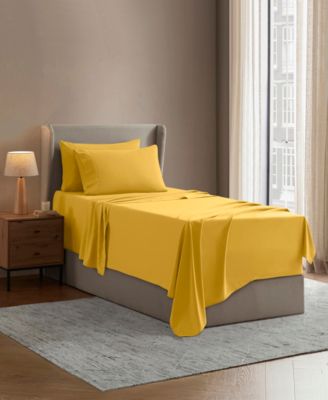 Extra Deep Pocket Microfiber 4-Pc. Sheet Set, Twin