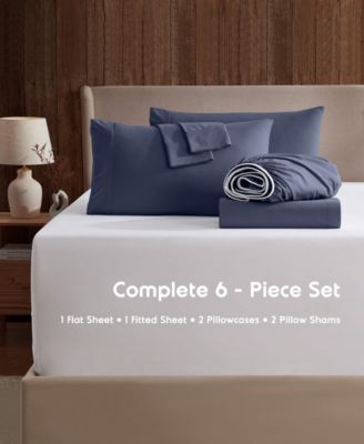 Extra Deep Pocket Microfiber 6-Pc. Sheet Set, California King