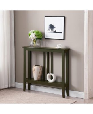 Entryway Table - Narrow Console Table - Console Table with Storage - Wood Console Tables for Entryway