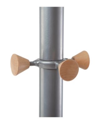 Lux Mobile Garment Rack with 6 Hangers