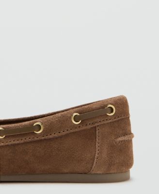Women's Bow Suede Moccasins
