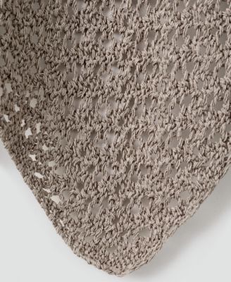 Women's Open-Worked Knit Shawl