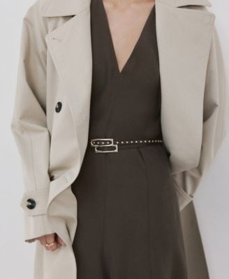 Women's Double-Belted A-Line Dress