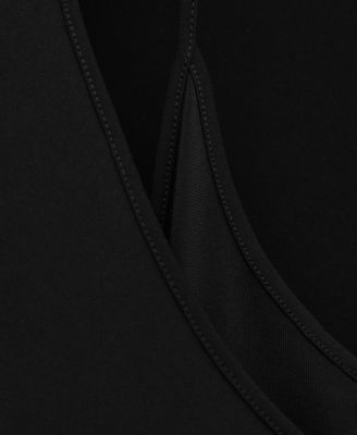 Women's Combined Fine-Knit Collar Dress