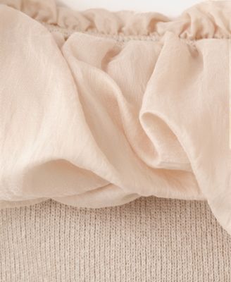 Women's Strapless Knitted Top