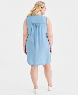 denim dress with skirt READ IT AND WEEP DENIM MINI DRESS – AKIRA