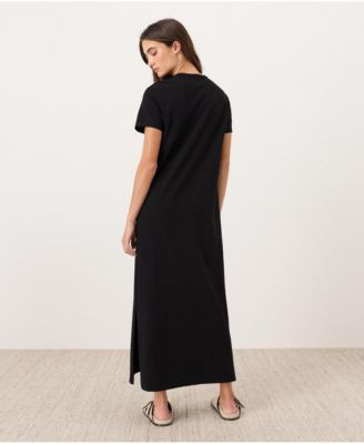 Women's Organic Cotton Slub Easy Tee Maxi Dress