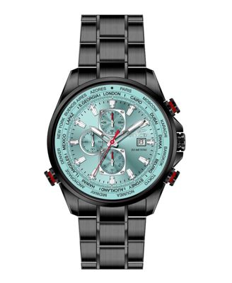 Men's 50498 Aviator Quartz VD57 Tiffany Blue Dial Watch