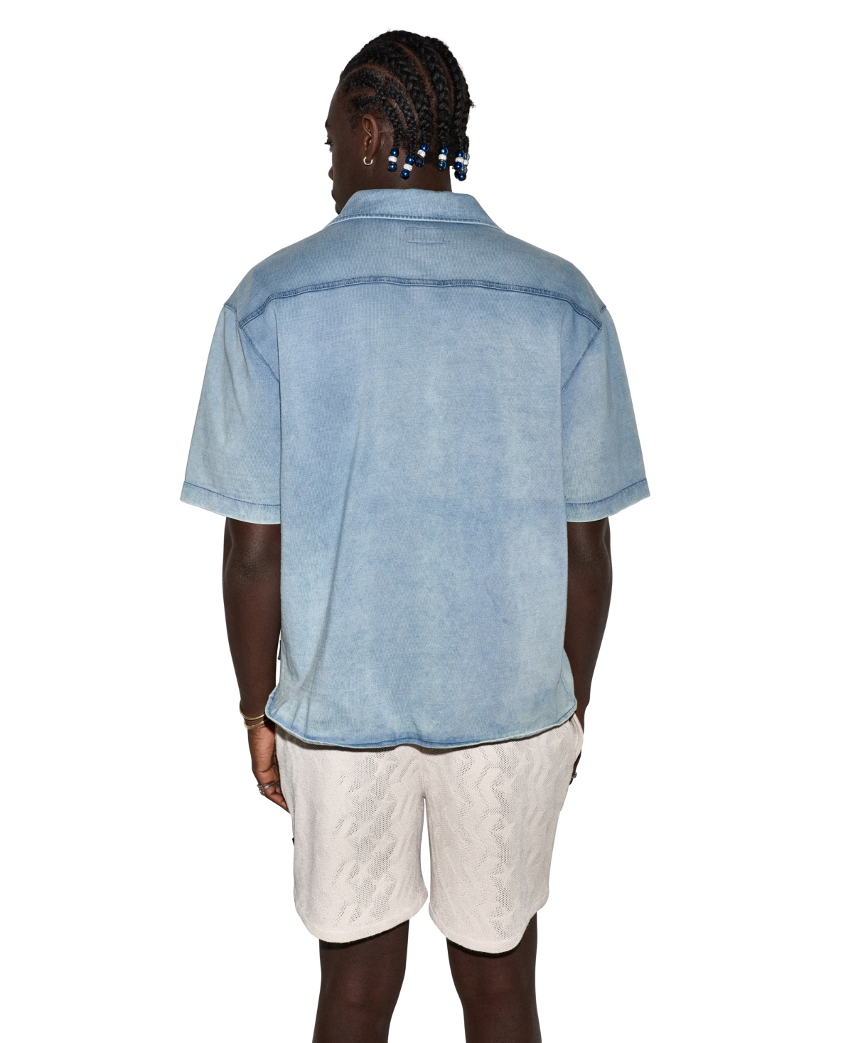 Converse Men's Short-Sleeve Regular-Fit Collared Shirt