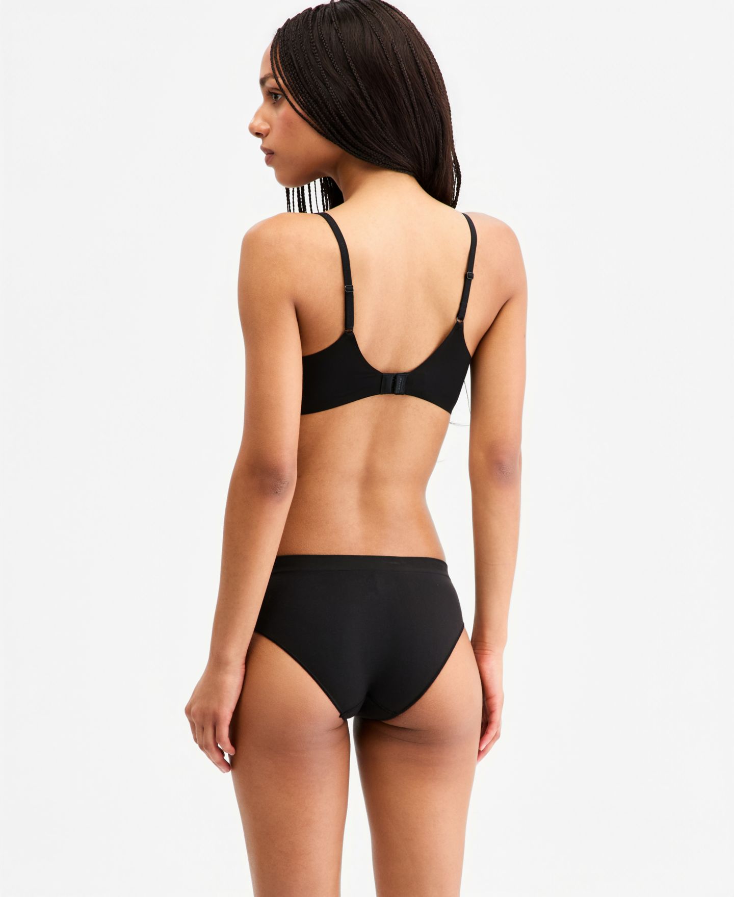 Бра-бикини Flex, лёгкая чашка — Calvin Klein, цвет: Чёрный — фото 2