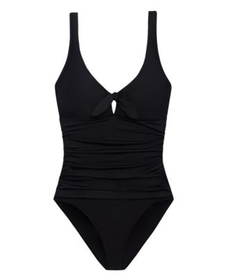 Front-Tie One-Piece Swimsuit