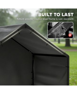 Dog Shade Shelter Outdoor, Dog House Outside with Canopy