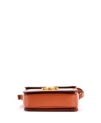 Teen Triomphe Shoulder Bag Canvas with Leather