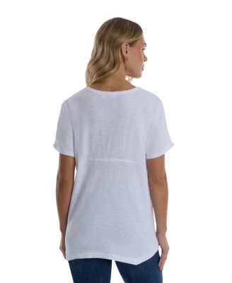 Women's Ruched Sleeve Tee