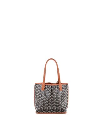 Mini Anjou Reversible Tote Coated Canvas