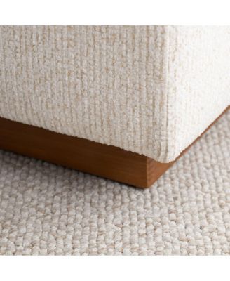 Upholstered Storage Bench Ottoman, Lift-Top Bedroom End Bench