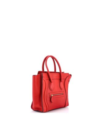 Micro Luggage Bag Grainy Leather