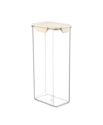 Airtight Food Storage Container – Clear Stackable Canister for Pantry, Rice, Pasta, Cereal and Snacks