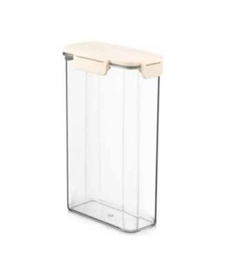 Airtight Food Storage Container – Clear Stackable Canister for Pantry, Rice, Pasta, Cereal and Snacks