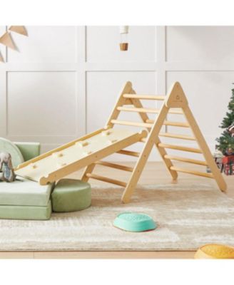 Pikler Triangle 7-in-1 Montessori Climbing Set