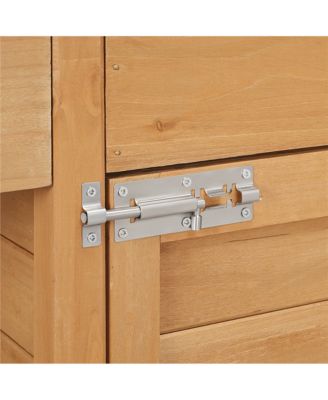 Outdoor Garden Potting Bench Table with Storage Shelf