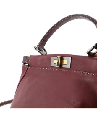 Medium Selleria Peekaboo Bag Leather