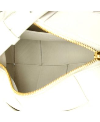 Small Brick Cassette Shoulder Bag Maxi Intrecciato Leather