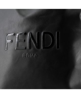 Tall Pack Flat Shopper Tote Leather