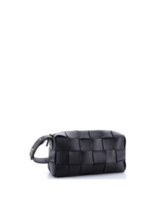 Brick Cassette Shoulder Bag Maxi Intrecciato Leather