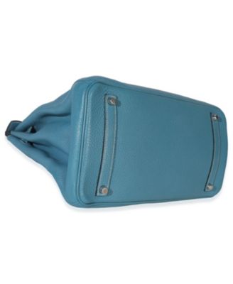 Bleu Jean Togo Birkin 35 PHW